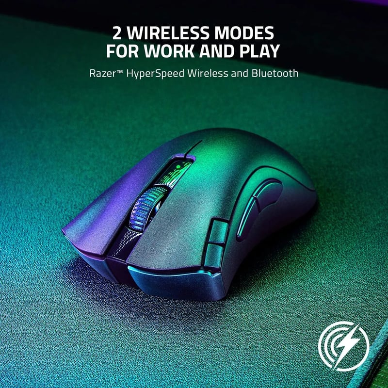 ماوس Razer DeathAdder V2 X HyperSpeed 14000 DPI Dual-Mode Wireless 7-Button - 4