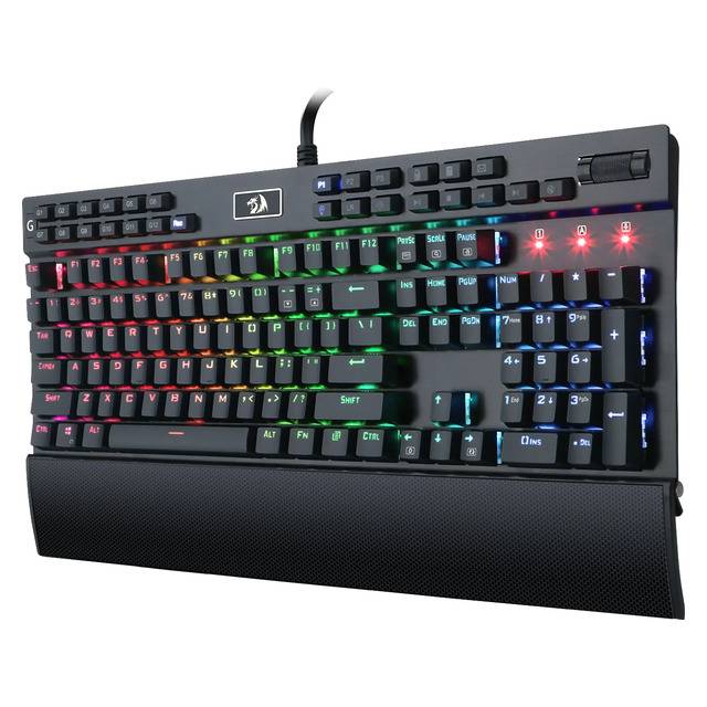 كيبورد Redragon YAMA K550 ميكانيكي سلكي Full-Size RGB 12 Macro Keys Hot-Swappable - 1