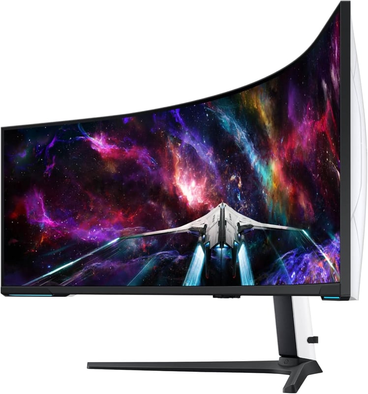 شاشة ألعاب سامسونج أوديسي نيو G9 G95NC منحنية فائقة الاتساع بحجم 57 بوصة (دقة Dual UHD - تقنية Quantum Mini-LED - تردد 240Hz - استجابة 1ms - انحناء 1000R) - 16