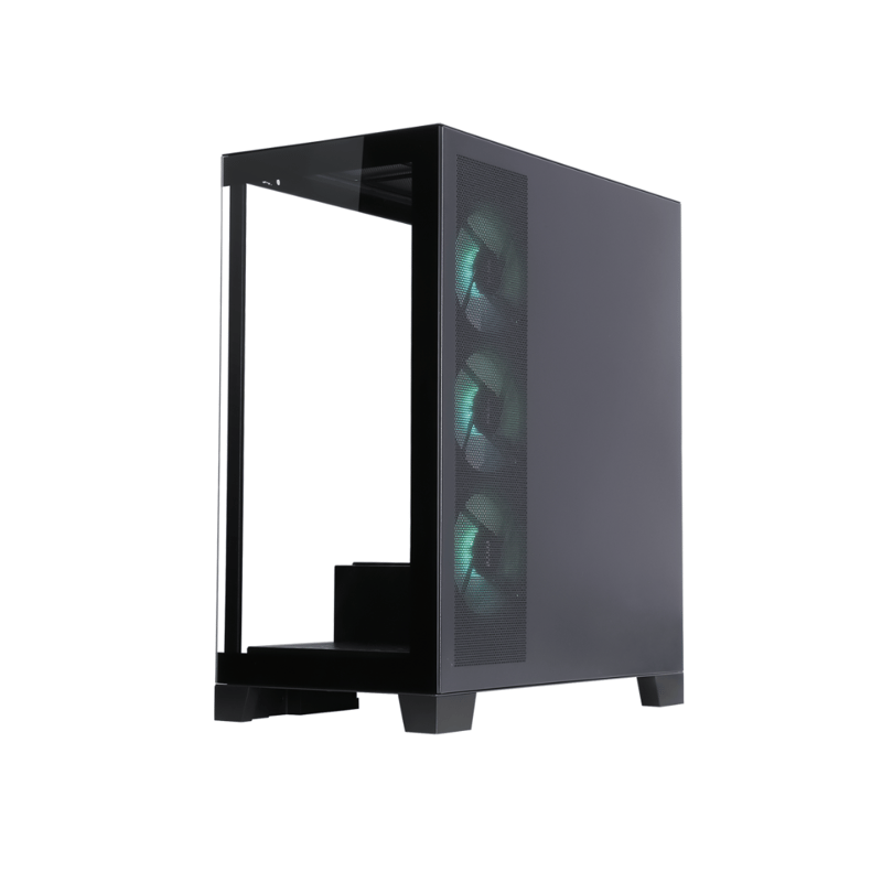 SAMA Neview 2351 Mid-Tower ATX Case Black Tempered Glass - 4