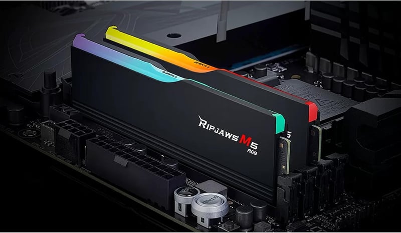 جي سكيل ريبجاوز M5 RGB رام DDR5 سعة 32 جيجابايت (2x16) بسرعة 6000 ميجاهرتز CL36 - أسود - 4