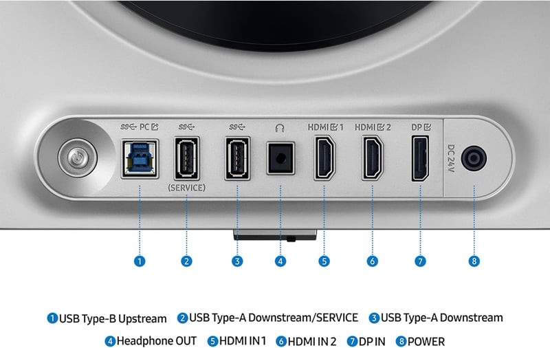 Samsung Odyssey OLED G6 G60SD 27" QHD 360Hz QD-OLED Gaming Monitor - 7