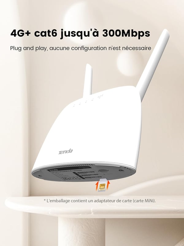 Tenda 4G09 AC1200 Dual-Band 4G+ LTE Router - 2