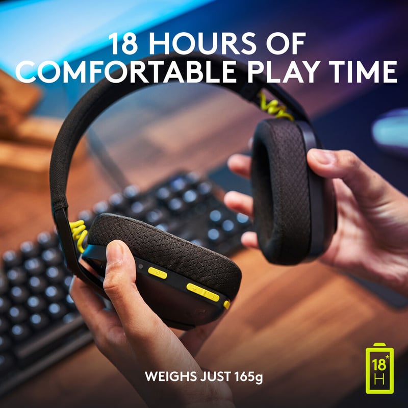 سماعات Logitech G435 Dual-Mode لاسلكي بلوتوث قيمنق مع ميكروفون أزرق - 8