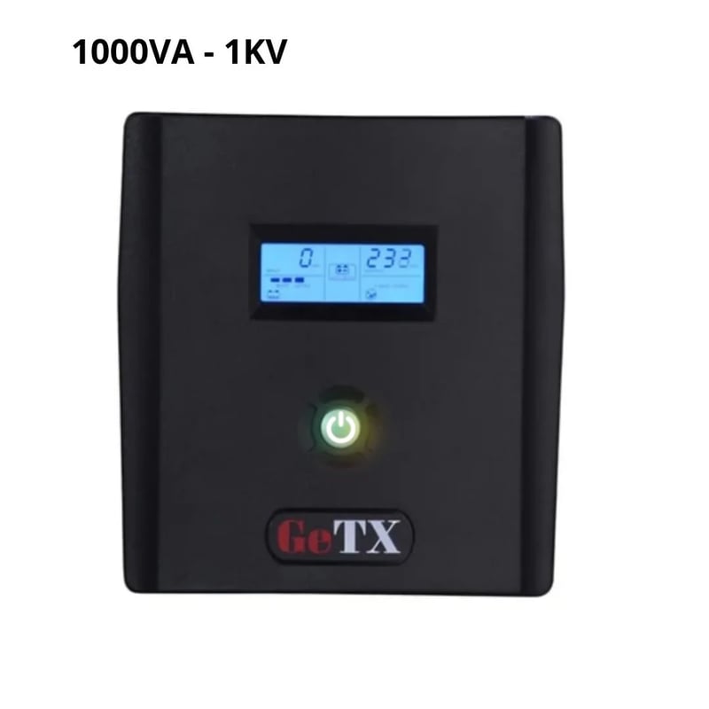 GeTX GXK-1000-C 1000VA Line Interactive UPS - 3