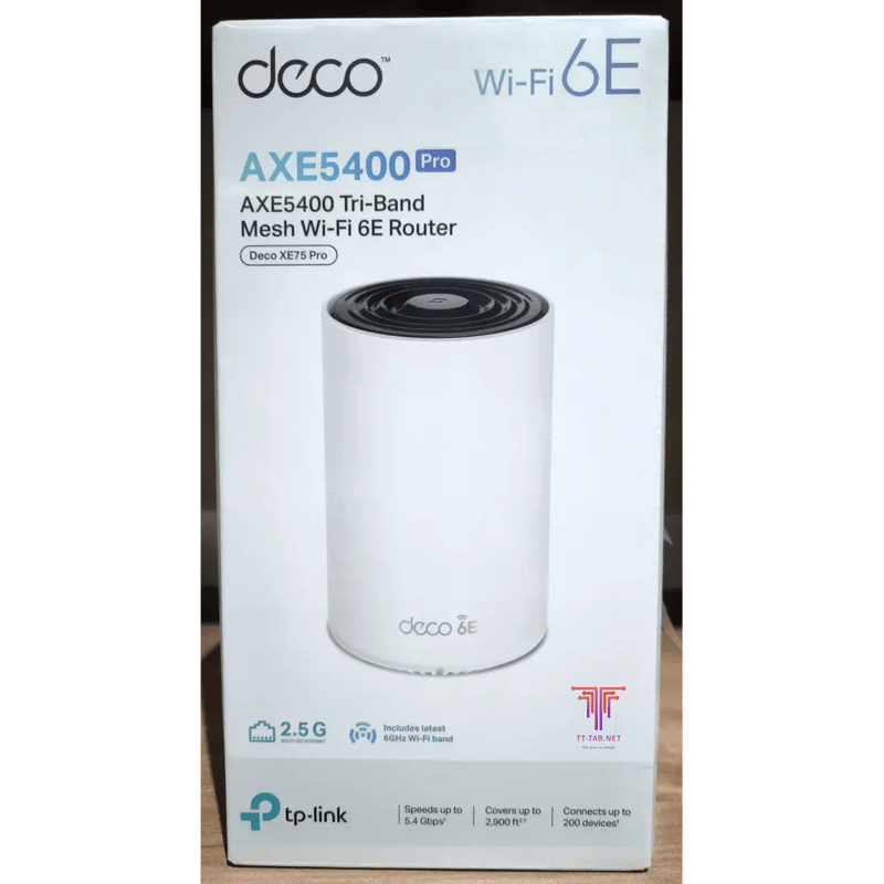 TP-Link Deco XE75 Pro AXE5400 Tri-Band Mesh Wi-Fi 6E Router - 2