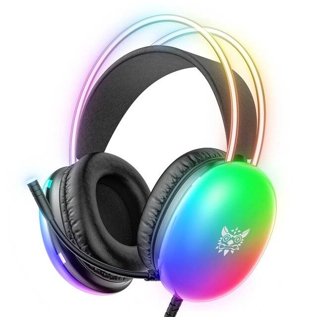 Onikuma X25 RGB Gaming Headset Wired 50mm Driver - 5