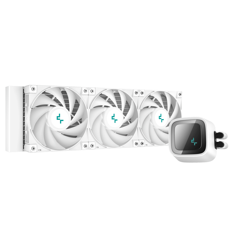 DeepCool LS720 360mm AIO Liquid CPU Cooler White - 3
