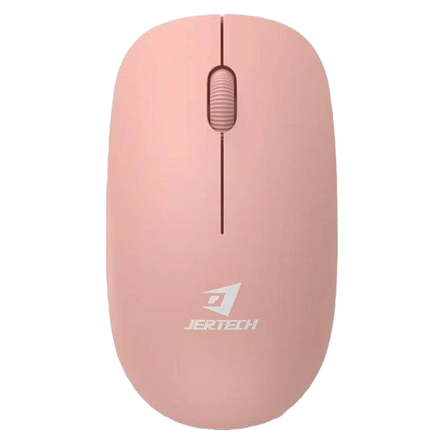 Jertech JR8 Wireless Mouse 2400 DPI - Pink - 4