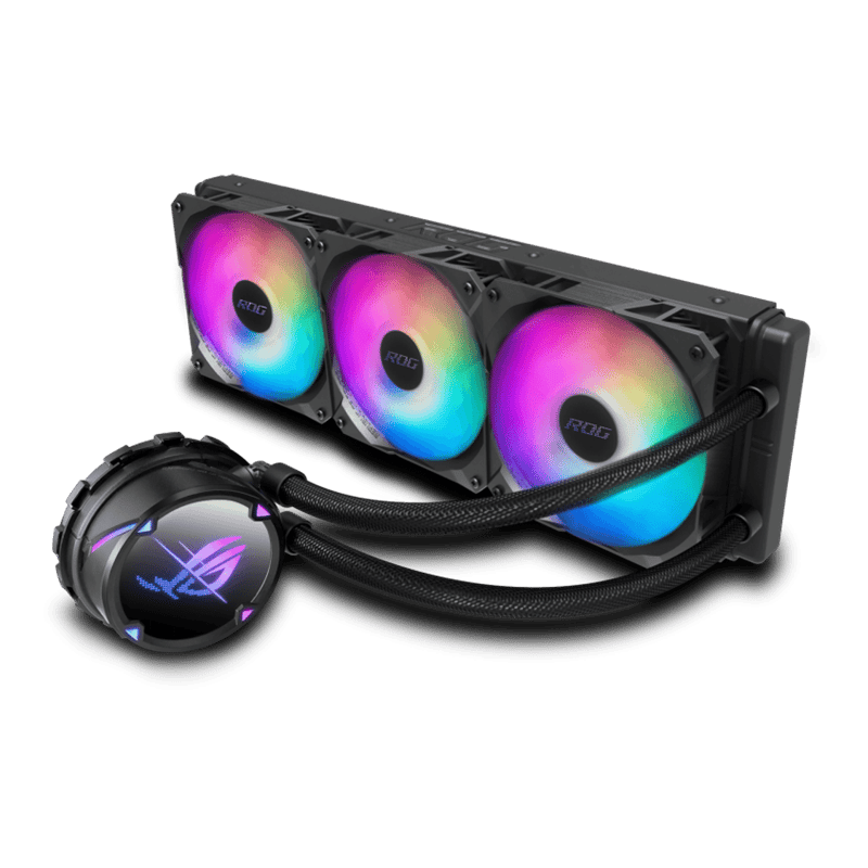 مبرد ASUS ROG Strix LC III 360mm AIO سائل أسود ARGB - 6
