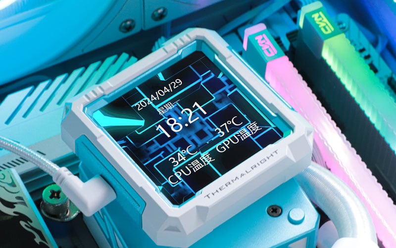 Thermalright Frozen Warframe PRO 360 AIO Liquid Cooler White - 4