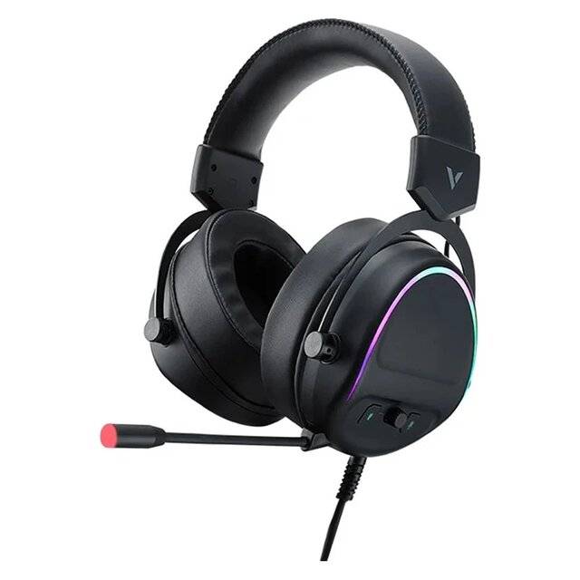 سماعات Rapoo VH650 قيمنق 7.1 سماعات سلكية RGB ميكروفون أسود - 1