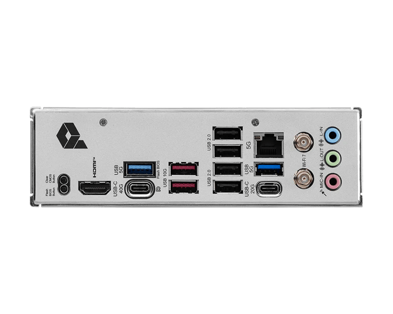 لوحة أم ام اس اي برو MSI PRO X870-P WIFI بمقبس AMD AM5 ودعم ذاكرة DDR5 بحجم ATX - 6