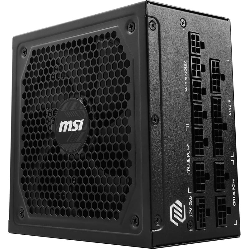 MSI MAG A1000GL 1000W 80+ Gold Non-Modular PSU - 8