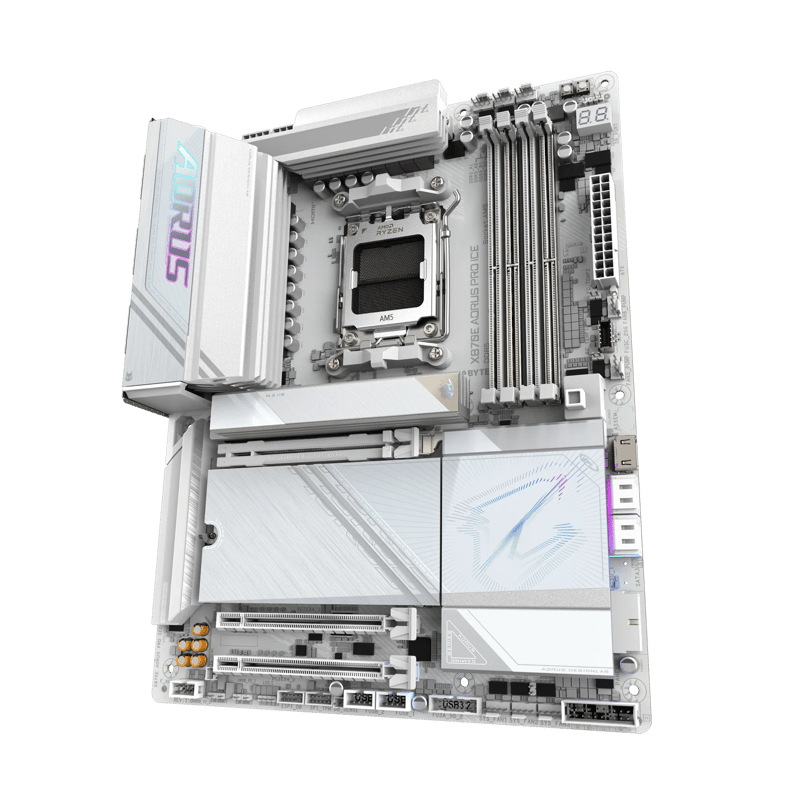 لوحة أم Gigabyte Aorus Pro X870E AM5 ATX أبيض - 5