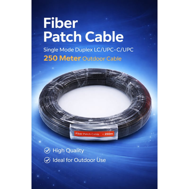 كيبل Atlantic Fiber Optic Cable LC/UPC إلى LC/UPC Single Mode OS2 Duplex 50m - 3