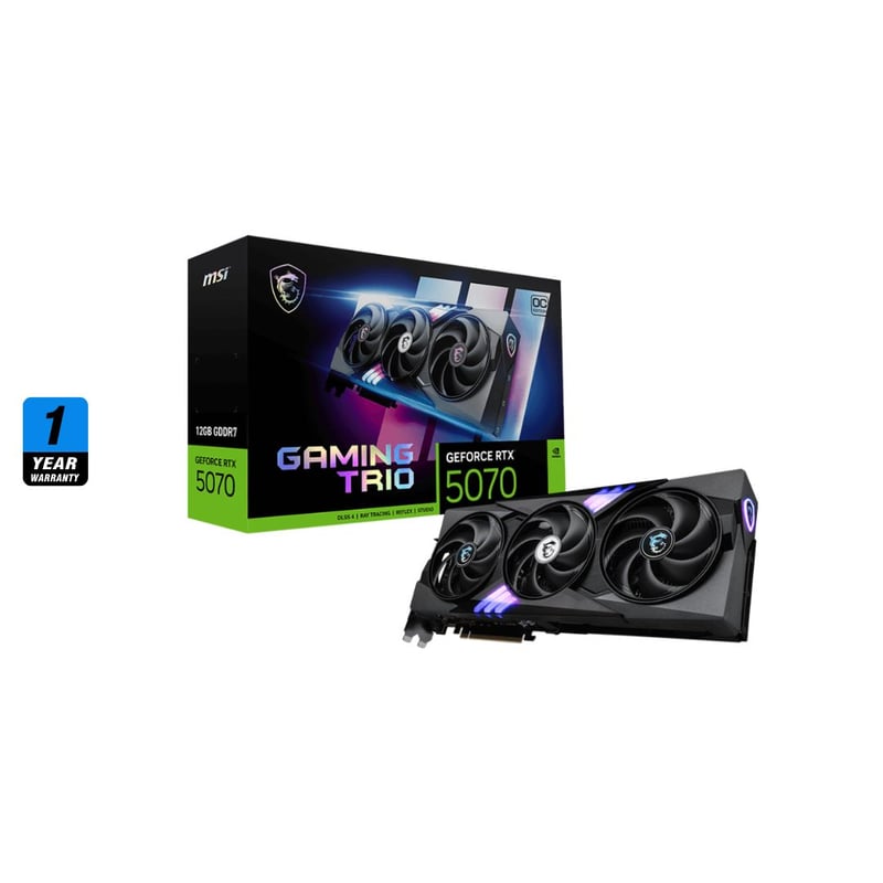 MSI Gaming Trio GeForce RTX 5070 12GB GDDR7 OC Edition - 7