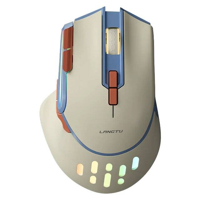 Langtu G3 Mouse Wireless Dual Mode 12800 DPI Sky Blue - 5