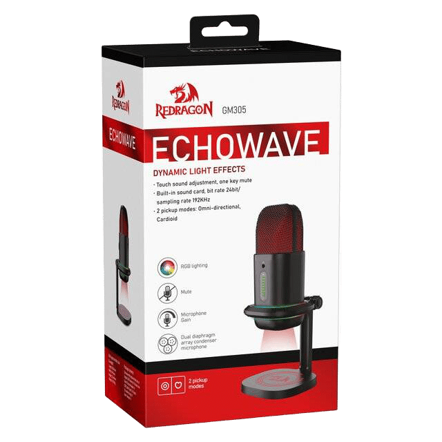 Redragon Echowave GM305 USB RGB Gaming Microphone - 4