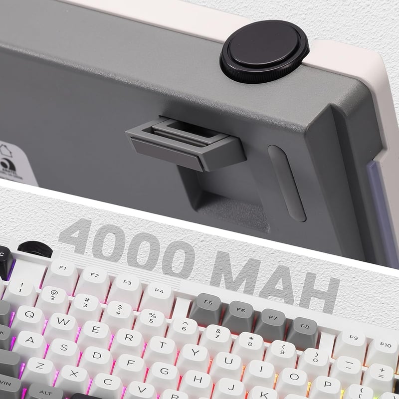 Redragon K729 PRO 80% TKL Mechanical Keyboard, Gasket, RGB, Dual-Mode - 5