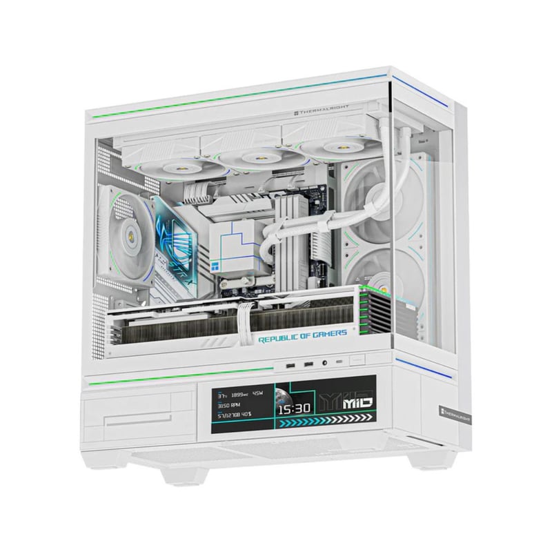 كيس Thermalright Vision Mid-Tower M-ATX أبيض - 5