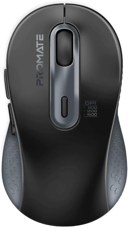 Promate Ken Wireless Mouse Bluetooth/2.4GHz 1600 DPI - 8