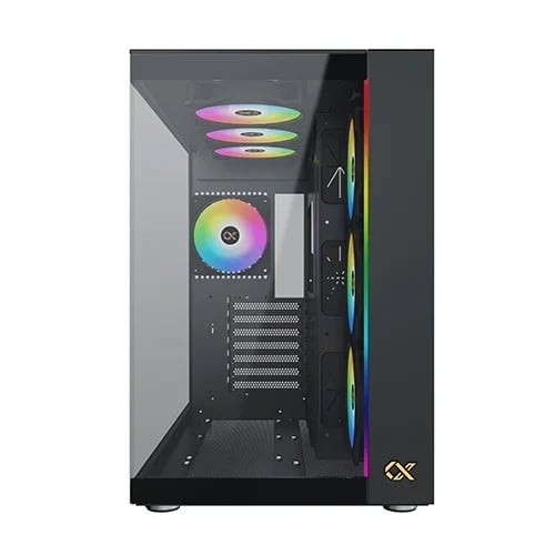 XIGMATEK Aqua Ultra Air Mid-Tower ATX Case Black Tempered Glass - 6