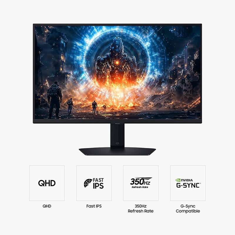 Samsung Odyssey G6 27" QHD 350Hz IPS Gaming Monitor - 3