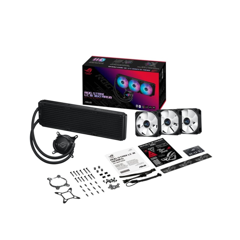 مبرد ASUS ROG Strix LC III 360mm AIO سائل أسود ARGB - 4