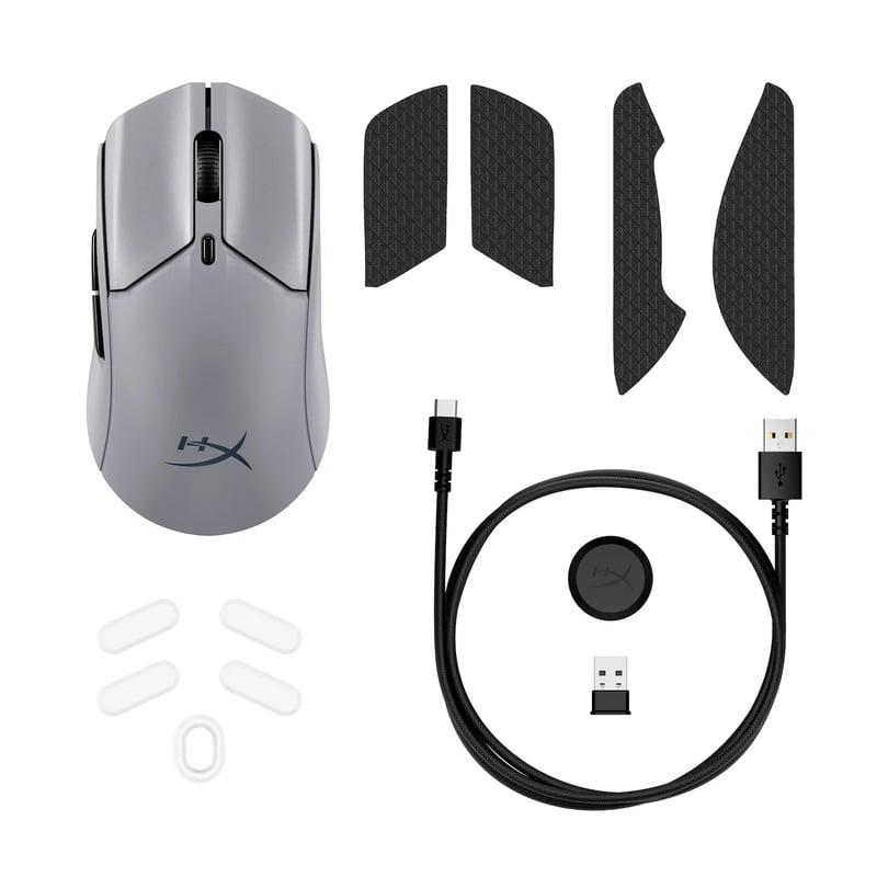 HyperX Pulsefire Haste 2 Pro Wireless Mouse 26K DPI 61g Gray - 7