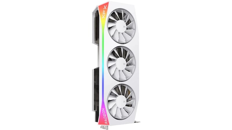 XFX Mercury AMD Radeon RX 9070 XT OC White Magnetic Air Edition 16GB Graphics Card - 5