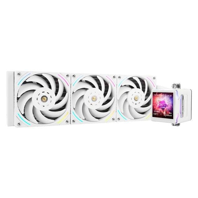 مبرد Thermalright Elite Vision 360mm AIO سائل أبيض ARGB - 1