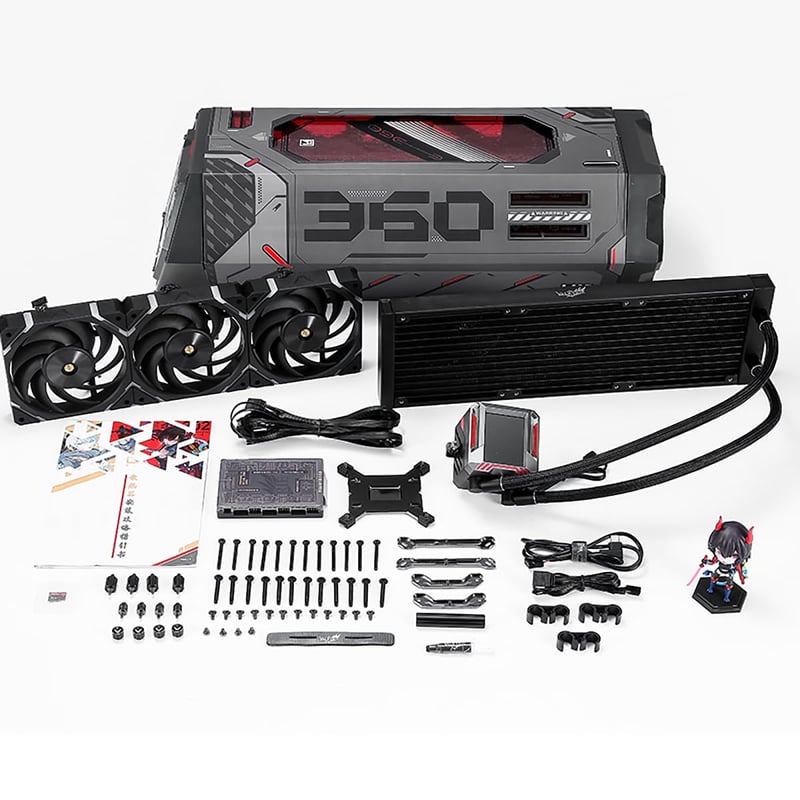 Valkyrie E360 AIO Liquid Cooler 360mm with LCD Display - 3