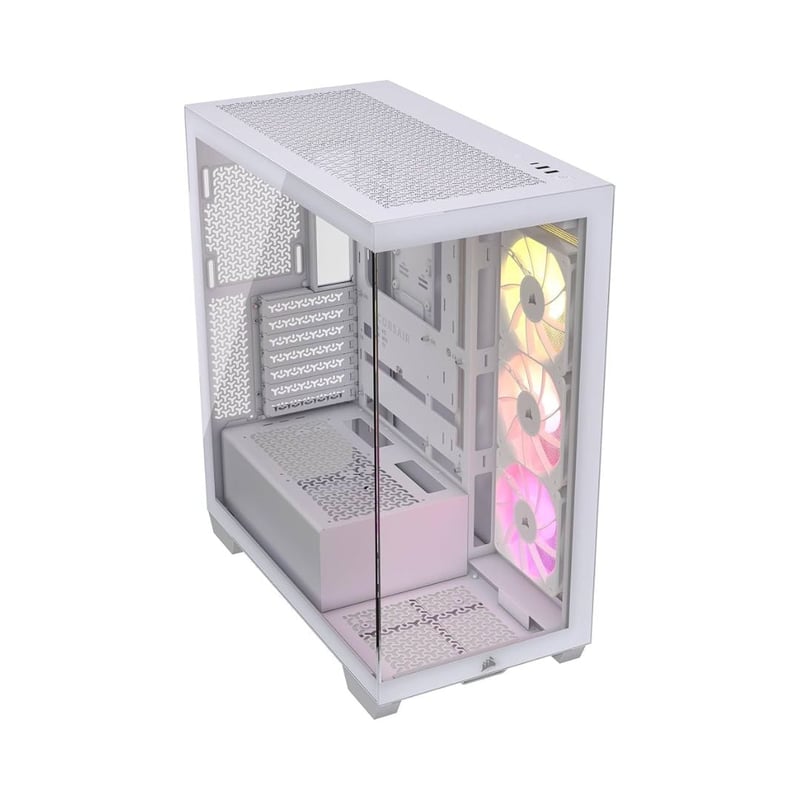 Corsair 3500X Mid-Tower ATX Case White Tempered Glass ARGB - 6