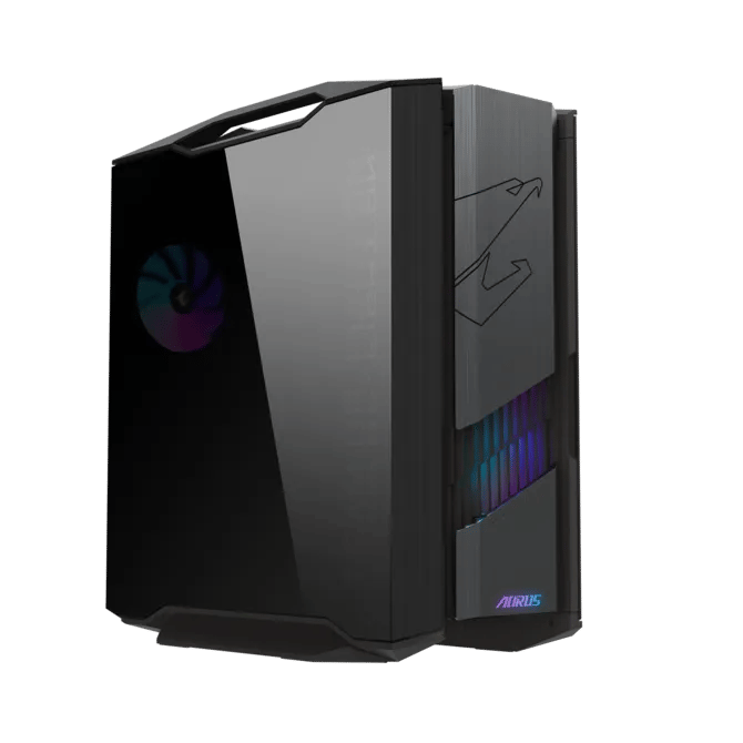 كيس Gigabyte AC601G Mid-Tower ATX أسود شبكي بزجاج مقوى ومراوح ARGB - 7