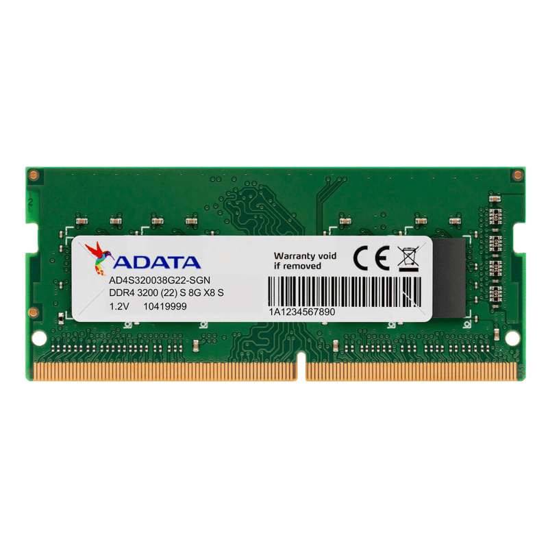 ADATA Premier DDR4 8GB (1x8GB) 3200MHz SO-DIMM Laptop Memory - 4
