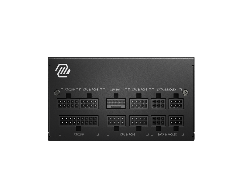 MSI MAG A750GL Plus 750W 80+ Gold Non-Modular PSU - 4
