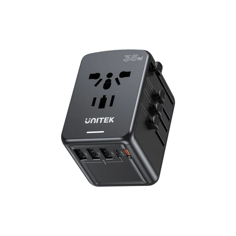 اكسسوار UNITEK 35W 5 منافذ أسود - 5