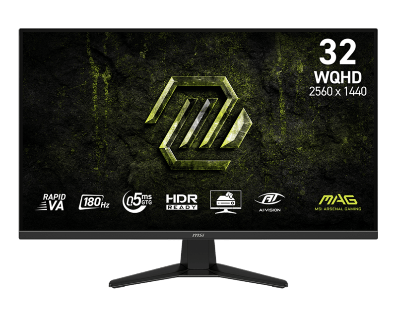 شاشة MSI MAG 325QF E18V 31″ 2560x1440 180Hz VA أسود - 2