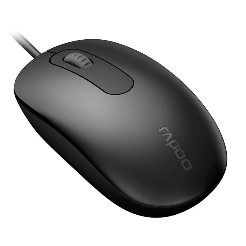ماوس Rapoo N200 بصري 1000 DPI سلكي أسود - 2