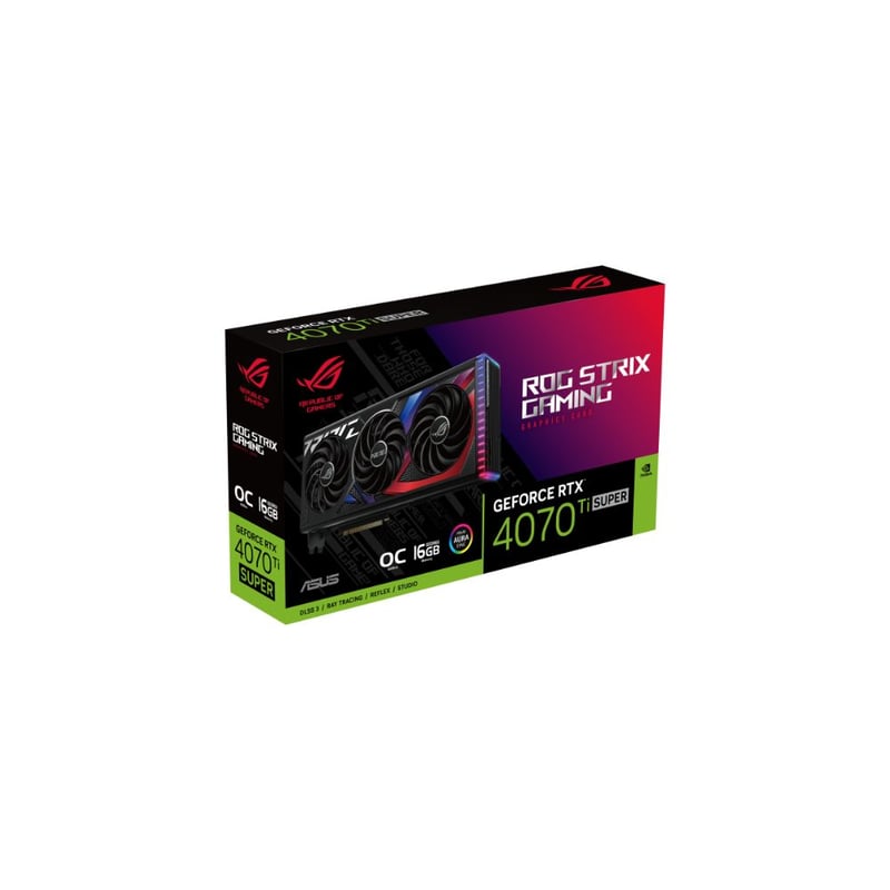 كارت شاشة ASUS ROG Strix GeForce RTX 4070 Ti SUPER 16GB GDDR6X OC Edition - 1
