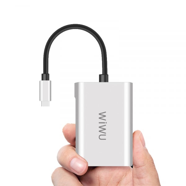 محول USB WiWU Alpha A20VH من USB-C إلى HDMI/VGA - 3