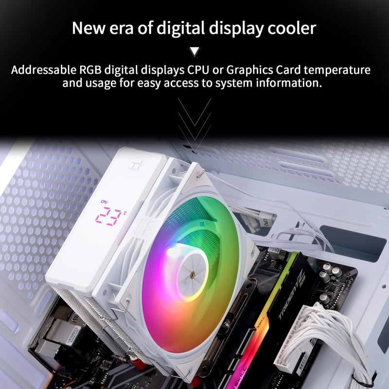 Thermalright Assassin X 120 R Digital ARGB Air Cooler White - 5