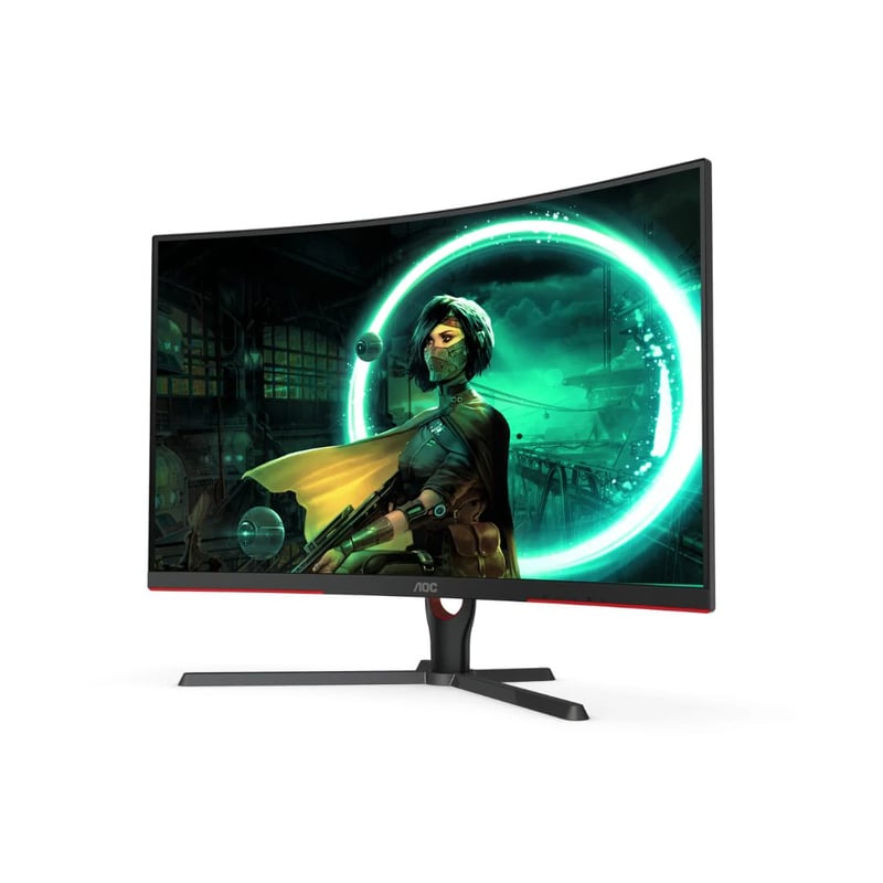 AOC G3 Series C32G3E 32" FHD 165Hz VA Curved Gaming Monitor - 2