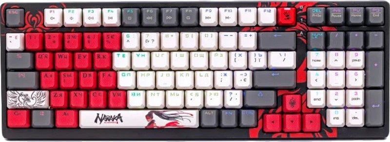 Bloody S98 Naraka Mechanical Switch Gaming Keyboard - BLMS Red Switch - English/Arabic Layout - 4