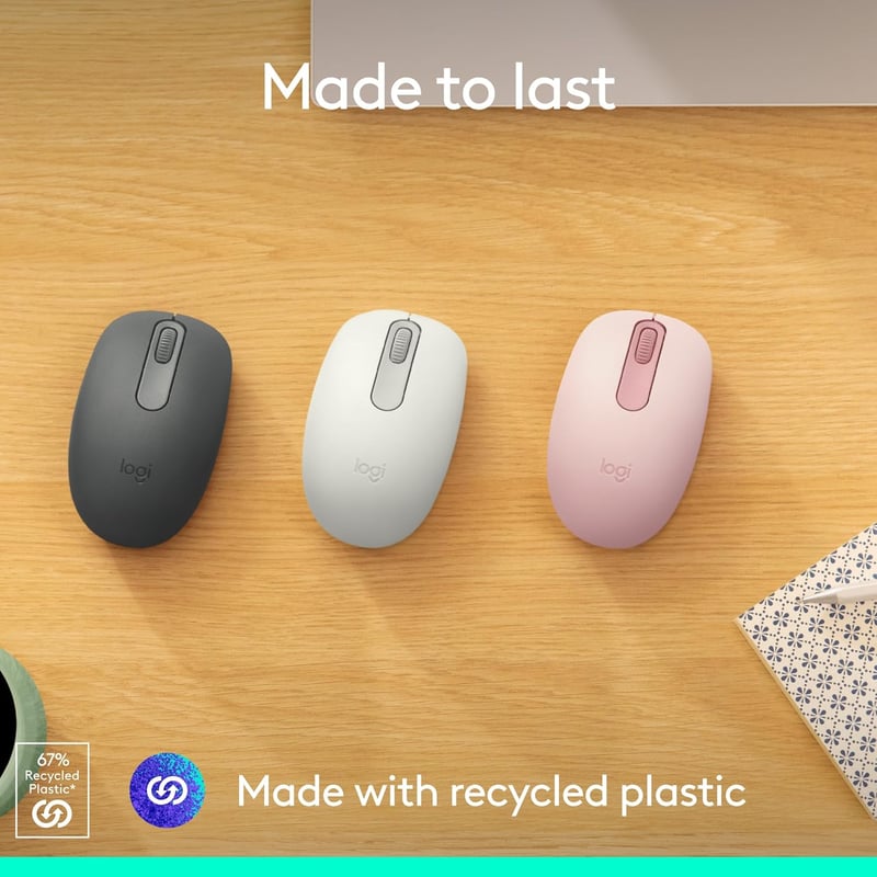 ماوس Logitech M196 1000 DPI لاسلكي رمادي - 29