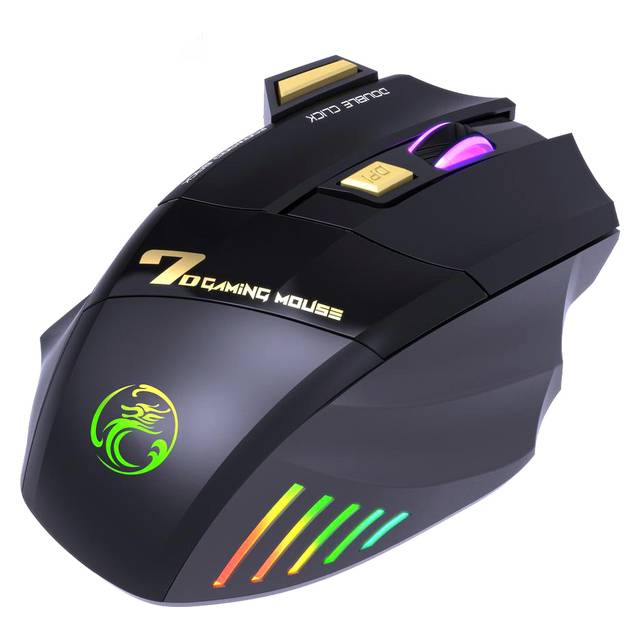 iMice GW-X7 Wired Gaming Mouse 3200 DPI RGB - 5