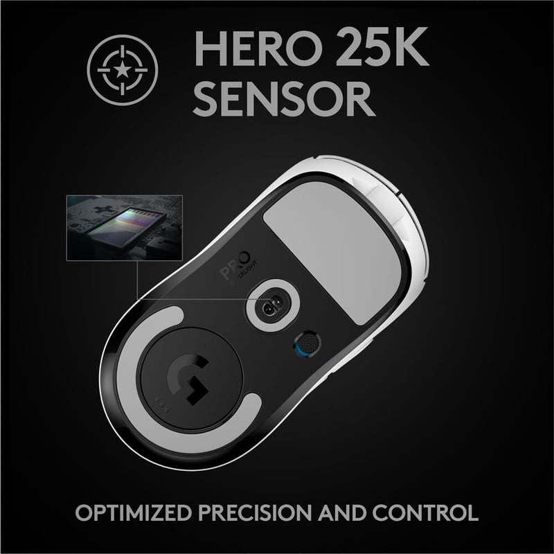 ماوس Logitech G Pro X Superlight 25600 DPI لاسلكي وردي - 7