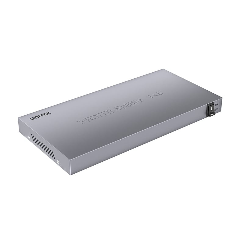 محول UNITEK HDMI 2.0 1-in-8-Out 4K@60Hz مع دعم HDR - 1