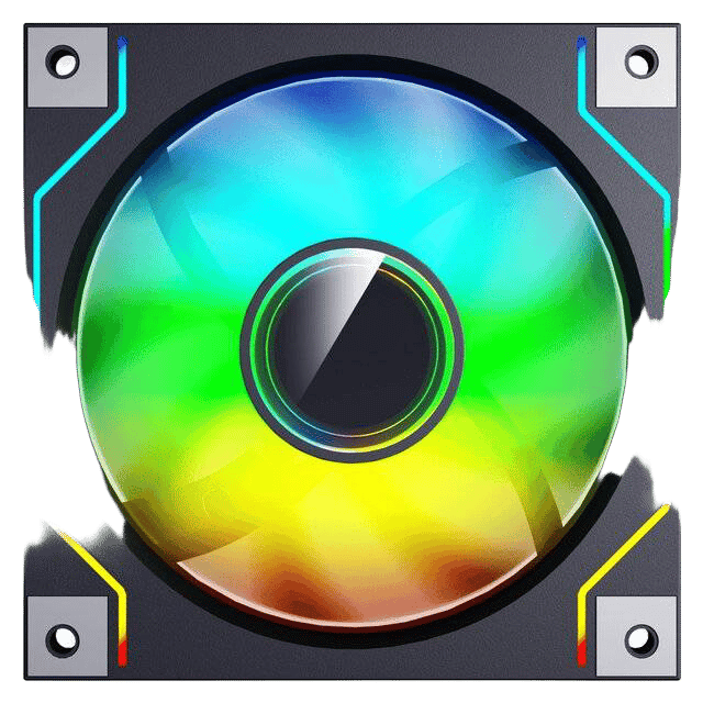 DarkFlash DM20 120mm PWM ARGB Case Fan Black - 4